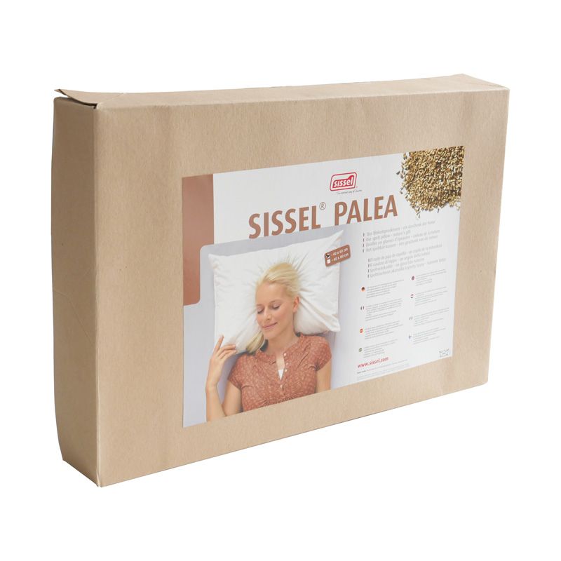 Packaging SISSEL® PALEA Oreiller en graines d'épeautre