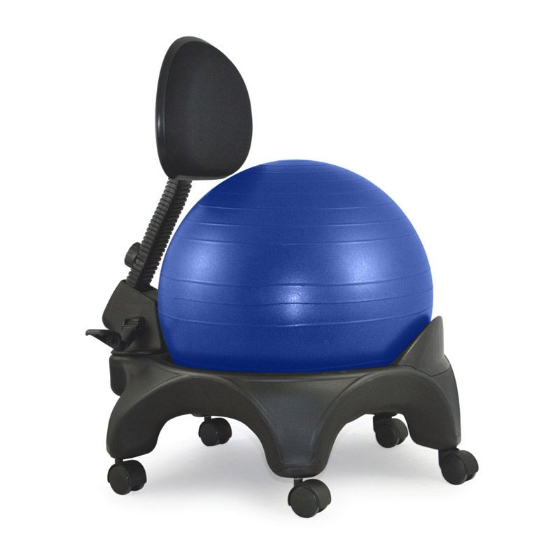 Chaise ergonomique avec ballon Tonic Chair® Confort Bleu - sisselpro.fr