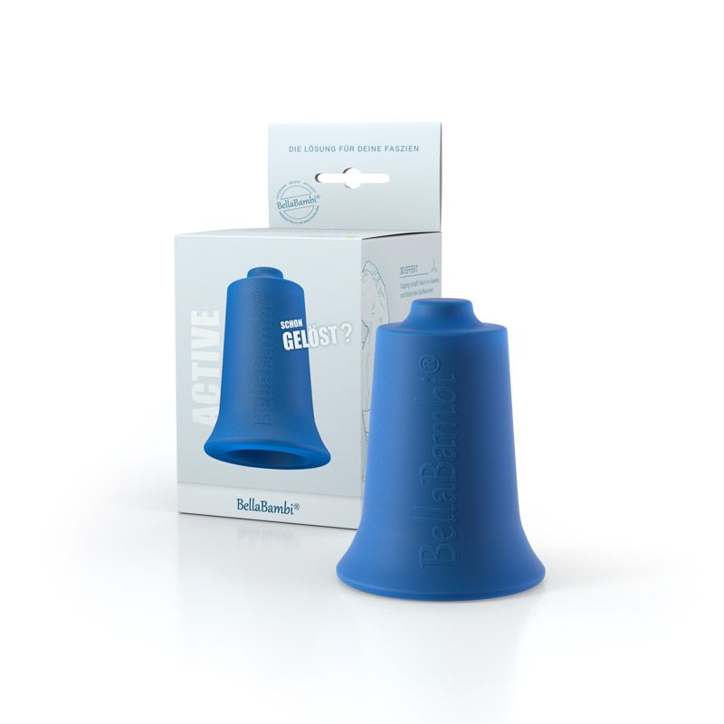 Ventouse Silicone Maxi BellaBambi® bleu roi avec packaging