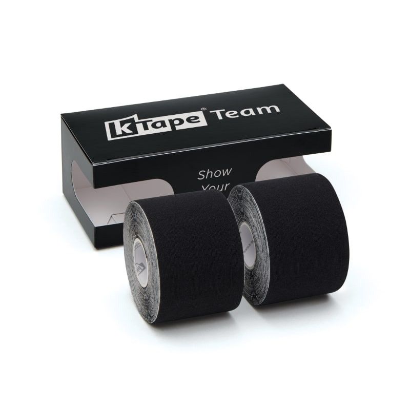 Boîte de 2 bandes taping K-Tape® Team 5 m Noir